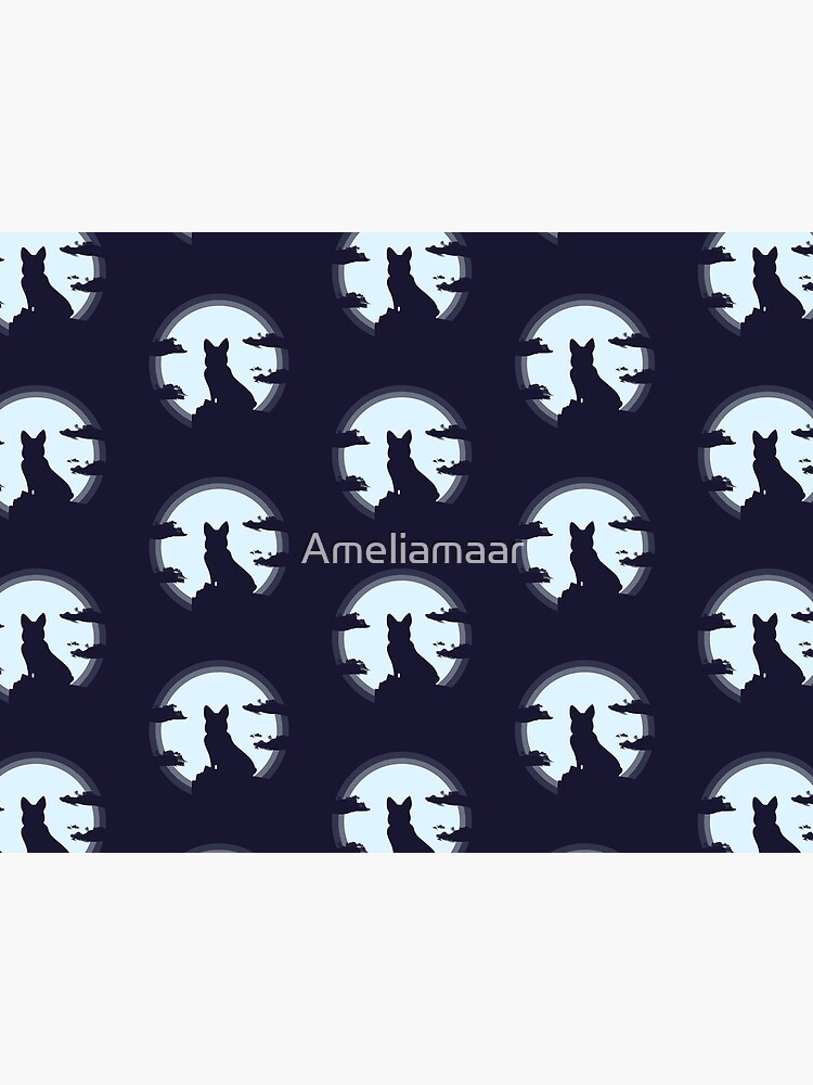 Corgi Cloud's silhouette by Ameliamaar