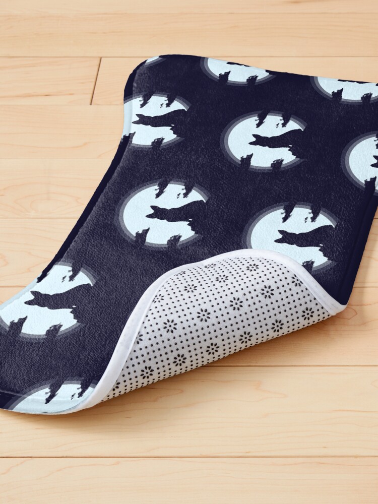 Alternate view of Corgi Cloud's silhouette Pet Mat
