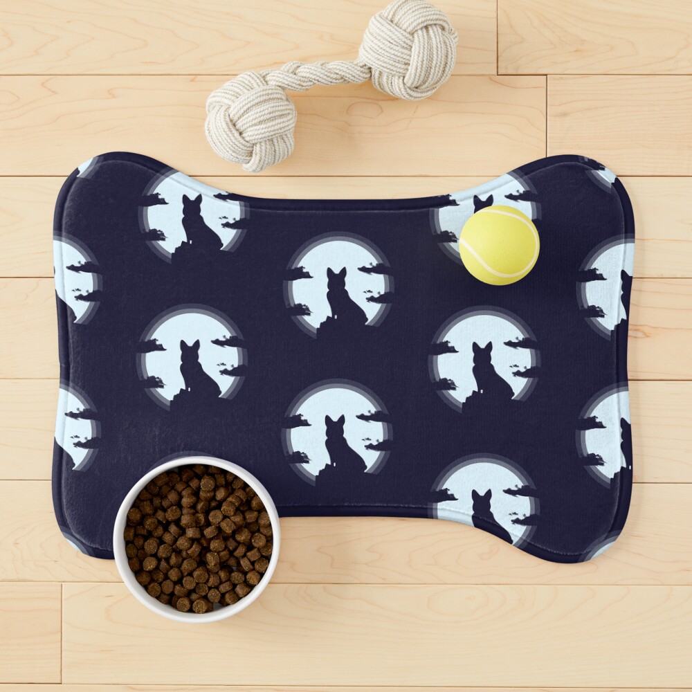 Corgi Cloud's silhouette Pet Mat