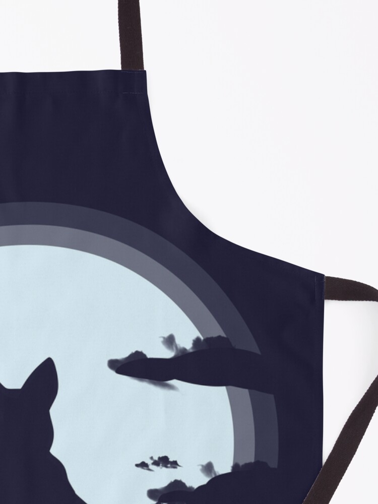Alternate view of Corgi Cloud's silhouette Apron