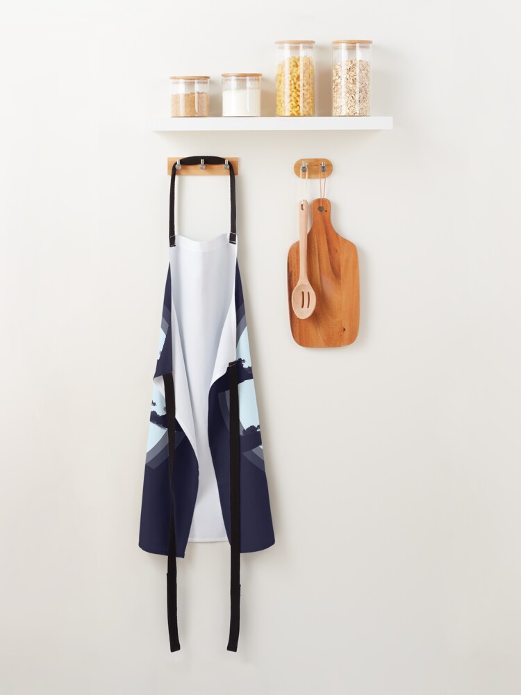 Alternate view of Corgi Cloud's silhouette Apron