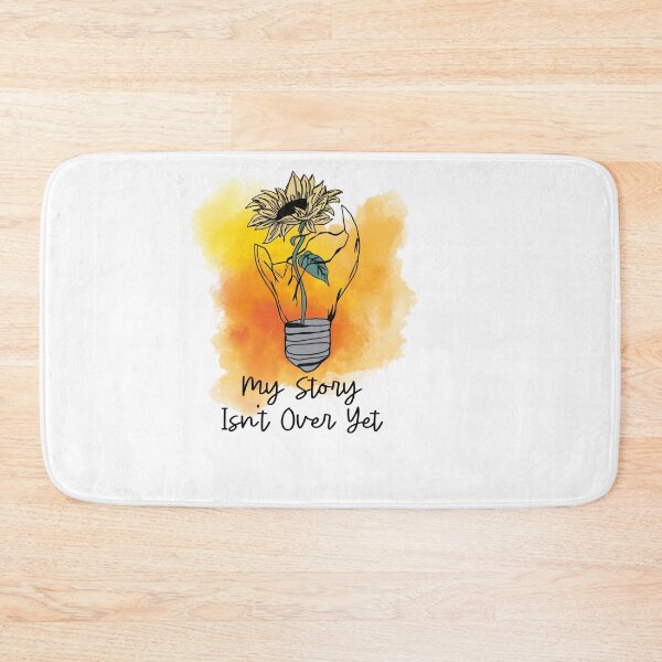 Item preview,  VINTAGE SUNFLOWER AND LIGHT  FLORAL QUOTE " MY STORY ISN'T  OVER YET " MENTAL HEALTH AWARENESS ESSENTIAL TSHIRT GIFT FOR WIFE GIFT FOR GIRLFRIEND GIFT FOR MOTHER GIFT FOR SISTER  designed and sold by GhostAmine.