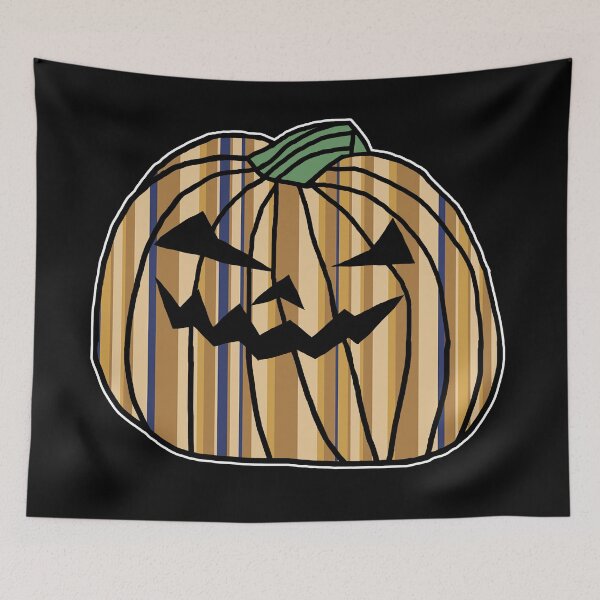 Item preview, Stone Stripes Halloween Horror Pumpkin  designed and sold by ellenhenry.