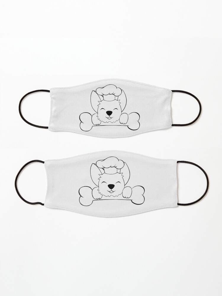 Alternate view of hungry corgi Mask