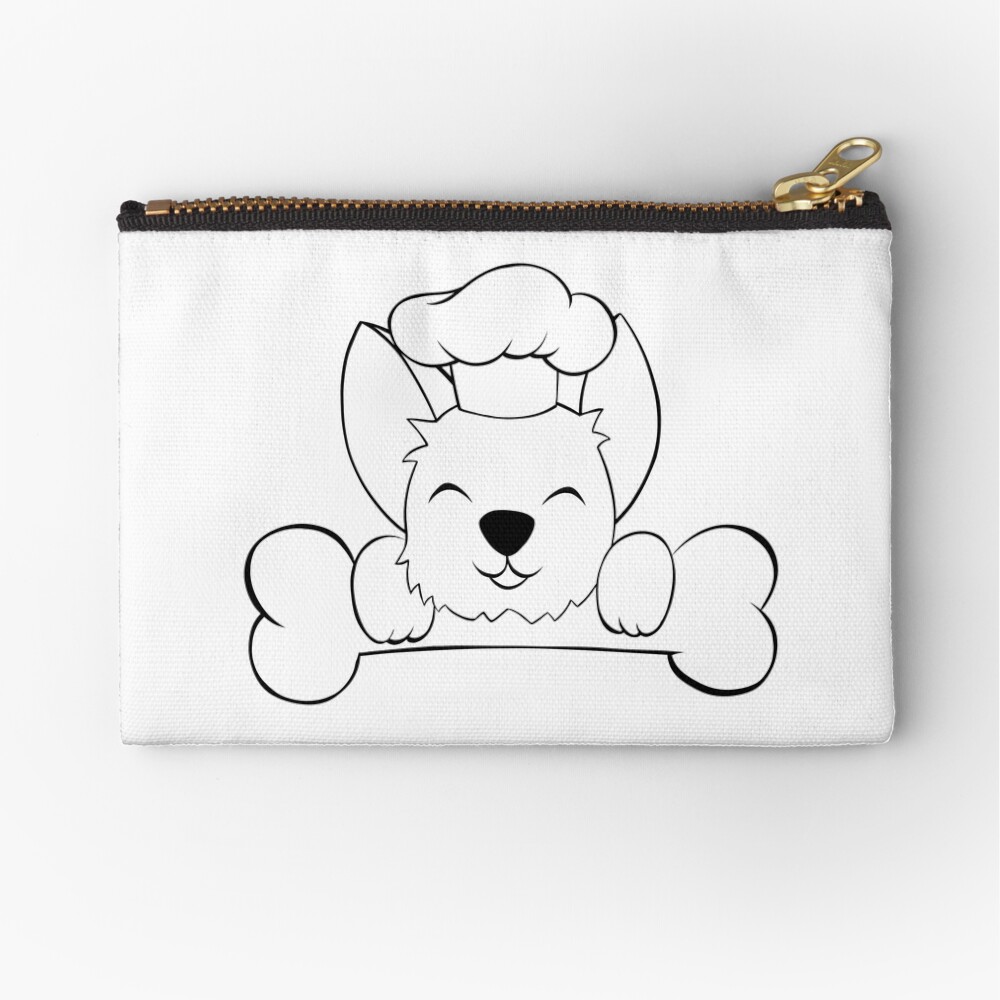 hungry corgi Zipper Pouch