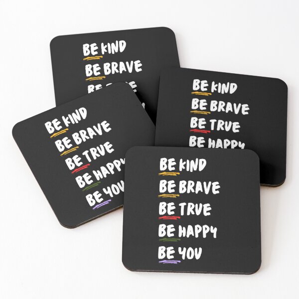 Item preview, Be Kind Be Brave Be True Be Happy Be You Classic T-Shirt: Motivational Be Kind Design, Inspirational shirt, kindness shirt, be a kind human, Positive Vibe Shirt designed and sold by StoreSB.
