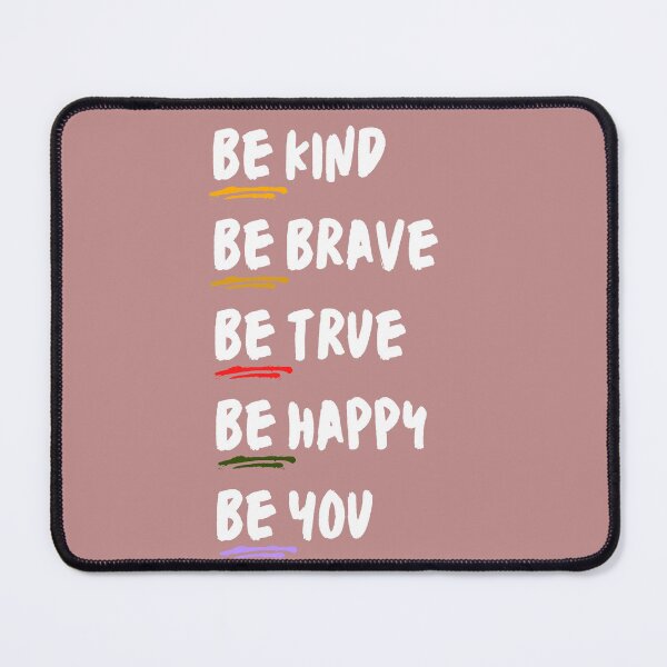 Item preview, Be Kind Be Brave Be True Be Happy Be You Classic T-Shirt: Motivational Be Kind Design, Inspirational shirt, kindness shirt, be a kind human, Positive Vibe Shirt designed and sold by StoreSB.