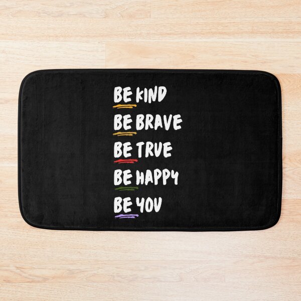 Item preview, Be Kind Be Brave Be True Be Happy Be You Classic T-Shirt: Motivational Be Kind Design, Inspirational shirt, kindness shirt, be a kind human, Positive Vibe Shirt designed and sold by StoreSB.