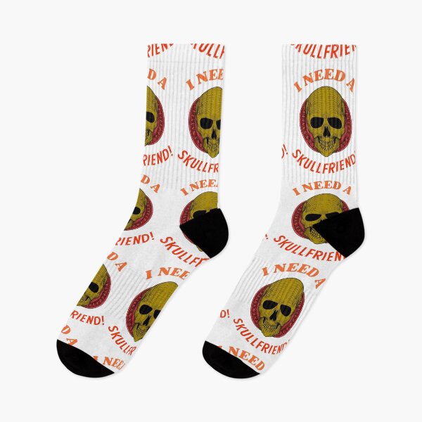 Item preview, I NEED A SKULLFRIEND -6- Spooky Skull | Happy Halloween | Funny Halloween | Halloween Costume designed and sold by CosmicStory.