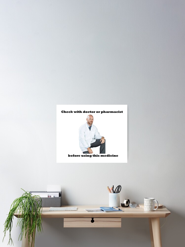 Johnny Sins Doctor And Pharmacist Medicine Poster