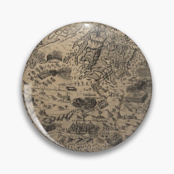 Item preview, Vintage Antique map of Malta designed and sold by Vintage Designs +.