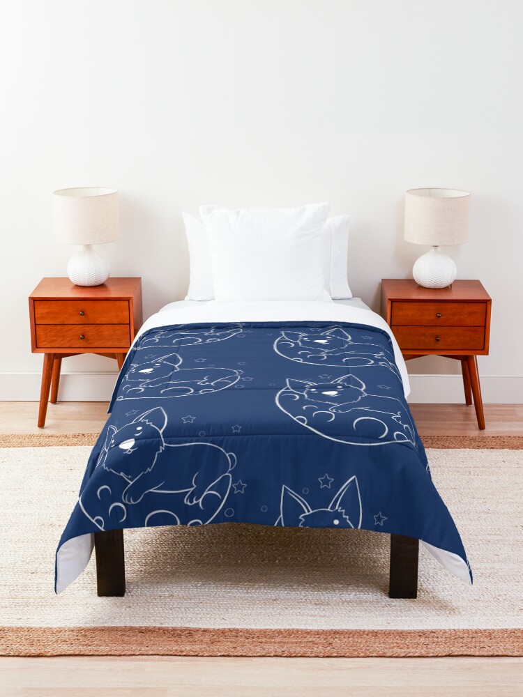 Alternate view of Corgi Sleeping on Cloud Comforter
