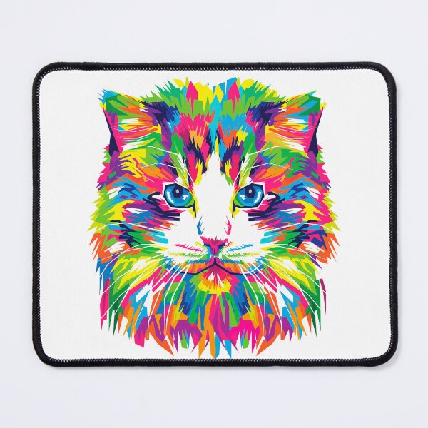 Item preview, Colorful abstract cat designed and sold by Williamdripfoe.