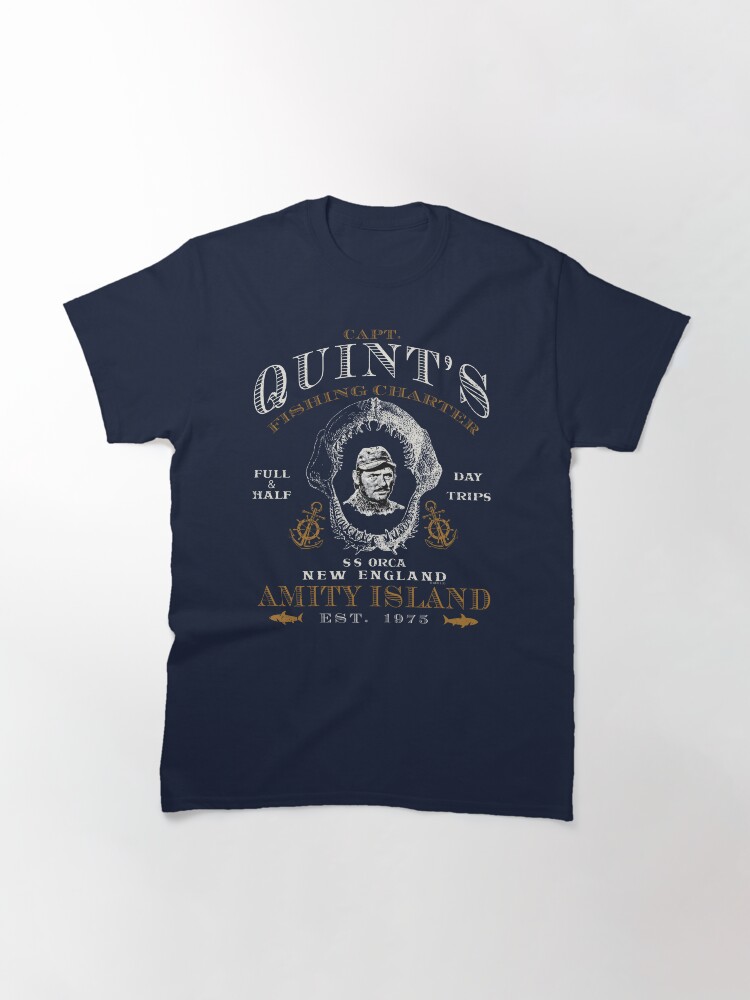 Thumbnail 3 of 7, Classic T-Shirt, Captain Quint's Jaw Skull (Universal © UCS LLC) designed and sold by alhern67.
