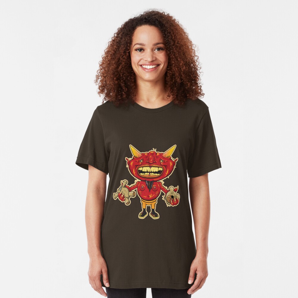 Teddy In Hell Slim Fit T-Shirt