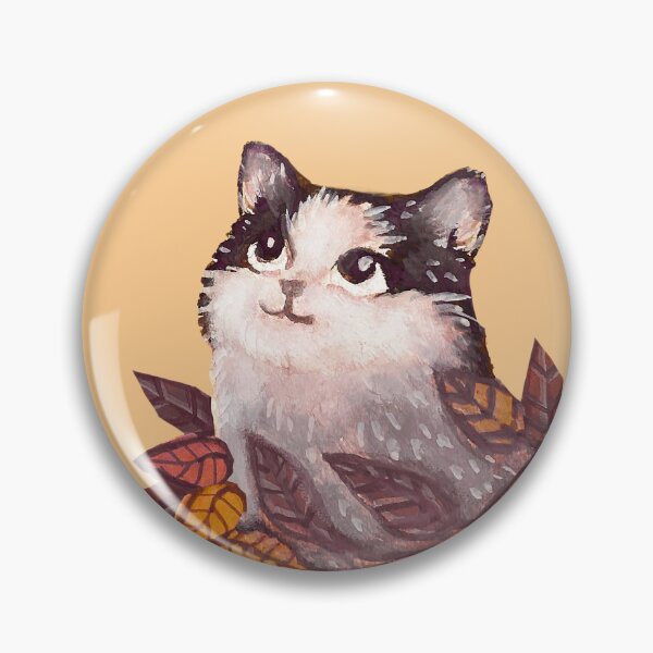 Item preview, A Cat and Warm Autumn Leaves designed and sold by mauricucumber.