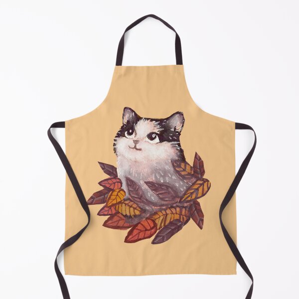 Item preview, A Cat and Warm Autumn Leaves designed and sold by mauricucumber.