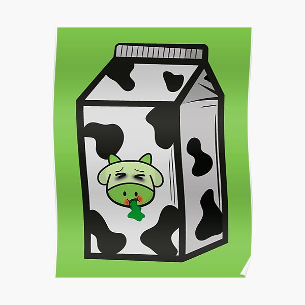 "Spoiled Milk Box" Poster for Sale by monroementor Redbubble