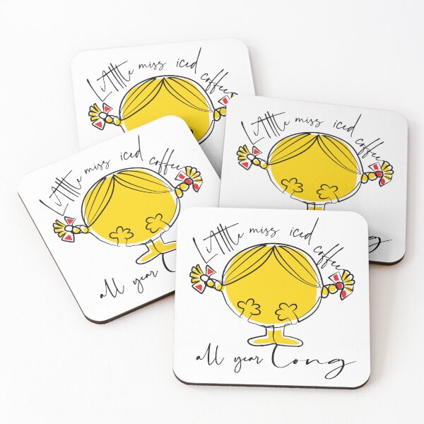 Item preview, Continuous line art Little miss iced coffee all year long designed and sold by scribblelife.