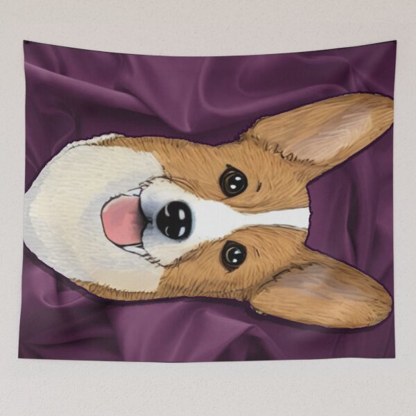 Item preview, Corgi smiling at you designed and sold by ODINDISA.