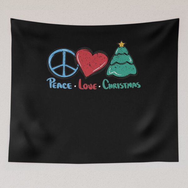 Item preview, Paz Amor Navidad Vintage Retro Clásico Navidad Gráfico Regalo designed and sold by Countrysmart.