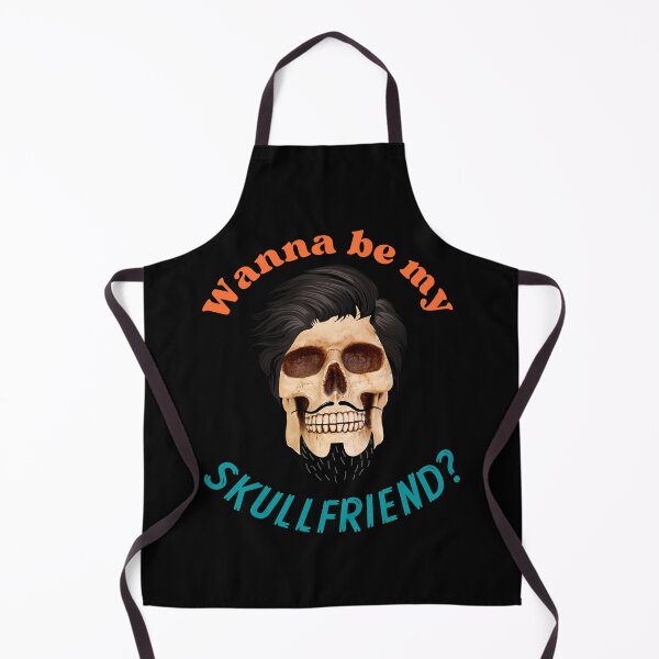 Item preview, WANNA BE MY SKULLFRIEND? -1- (in black) - Spooky Skull | Happy Halloween | Funny Halloween | Halloween Costume designed and sold by CosmicStory.