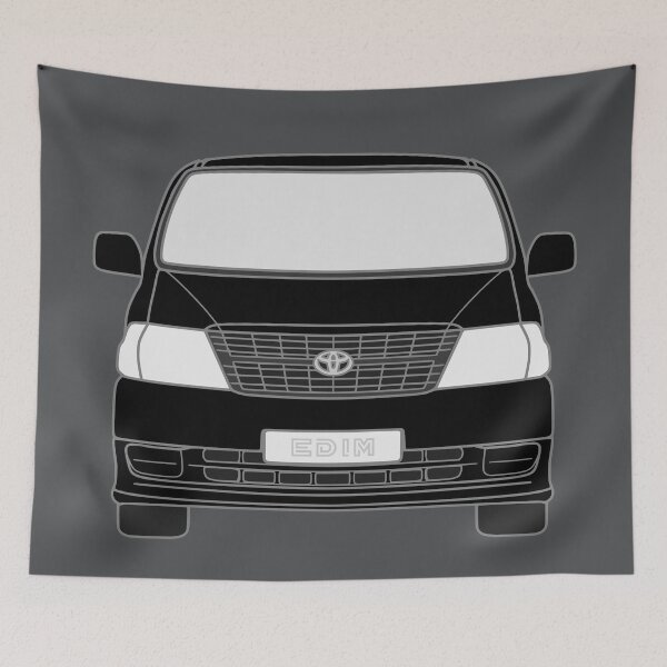 Item preview, Toyota Hiace Granvia black color designed and sold by EdimDesign.