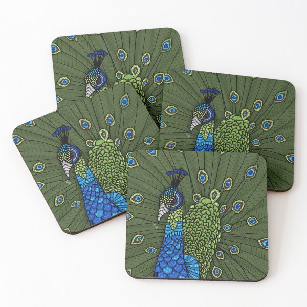 Item preview, graphic peacock designed and sold by NoiramDesign.