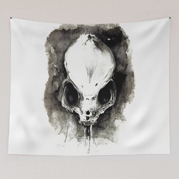Item preview, Alien Skull designed and sold by Helfrd0771.