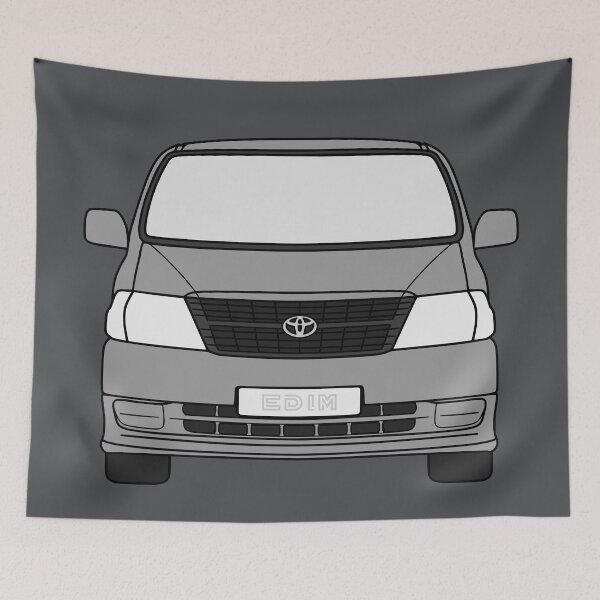 Item preview, Toyota Hiace Granvia grey color designed and sold by EdimDesign.