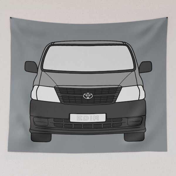 Item preview, Toyota Hiace Granvia grey color designed and sold by EdimDesign.