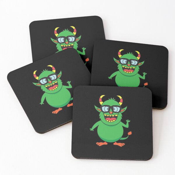 Item preview, Halloween Monster With Eyeglasses Cartoon designed and sold by jaycartoonist.