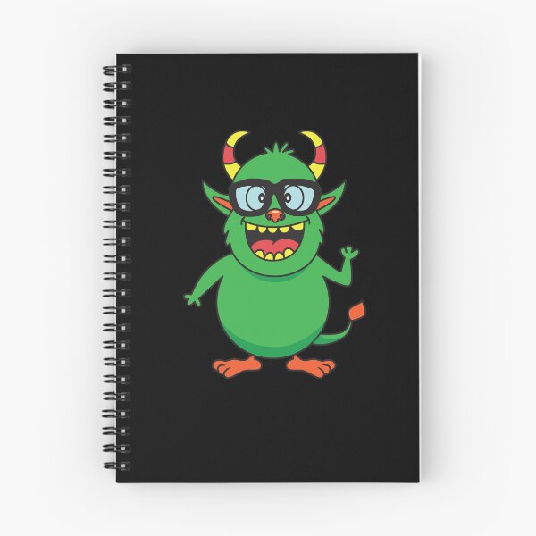 Item preview, Halloween Monster With Eyeglasses Cartoon designed and sold by jaycartoonist.