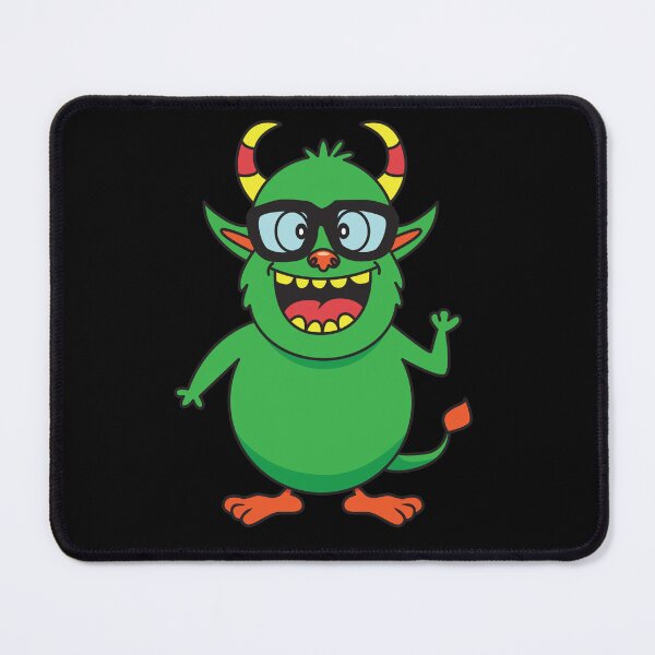 Item preview, Halloween Monster With Eyeglasses Cartoon designed and sold by jaycartoonist.