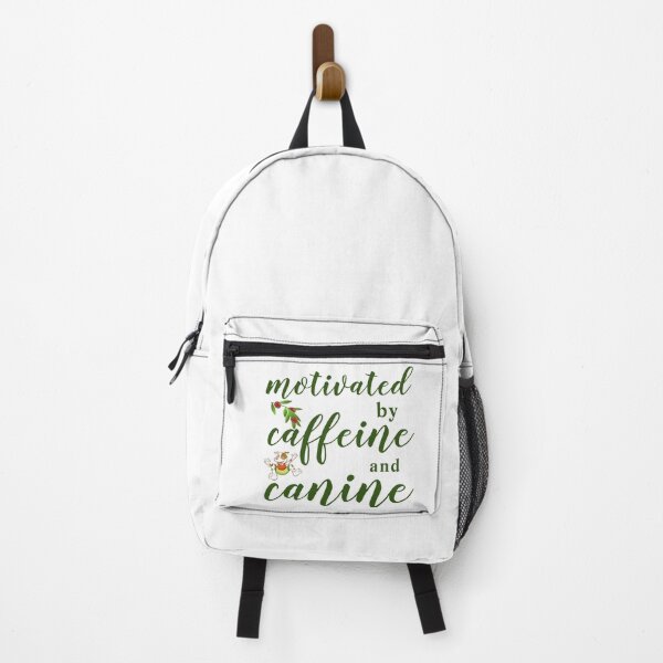 Item preview, motivated by caffeine and canine designed and sold by qofebean.