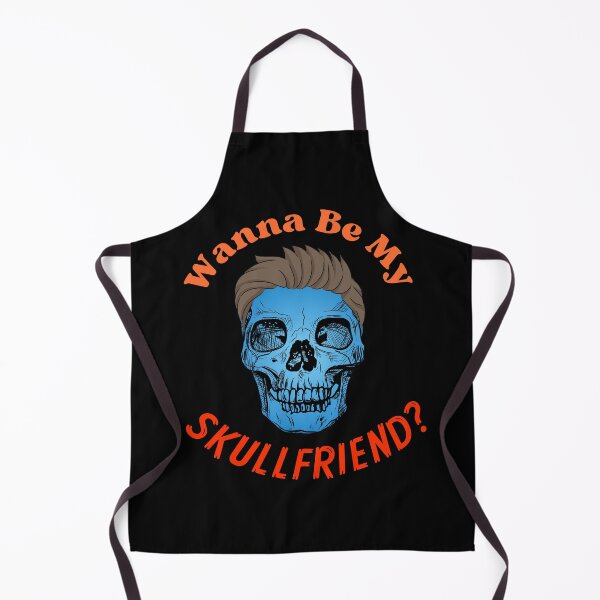 Item preview, WANNA BE MY SKULLFRIEND? -2- (in black) - Spooky Skull | Happy Halloween | Funny Halloween | Halloween Costume designed and sold by CosmicStory.