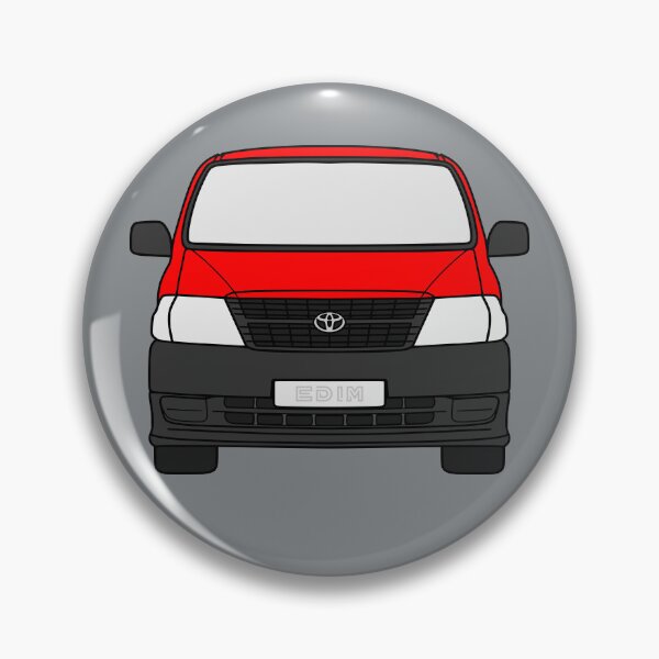 Item preview, Toyota Hiace Granvia red color designed and sold by EdimDesign.