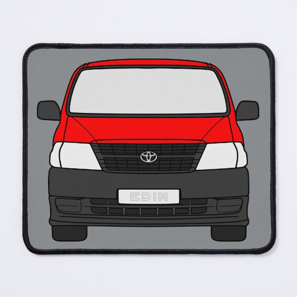 Item preview, Toyota Hiace Granvia red color designed and sold by EdimDesign.