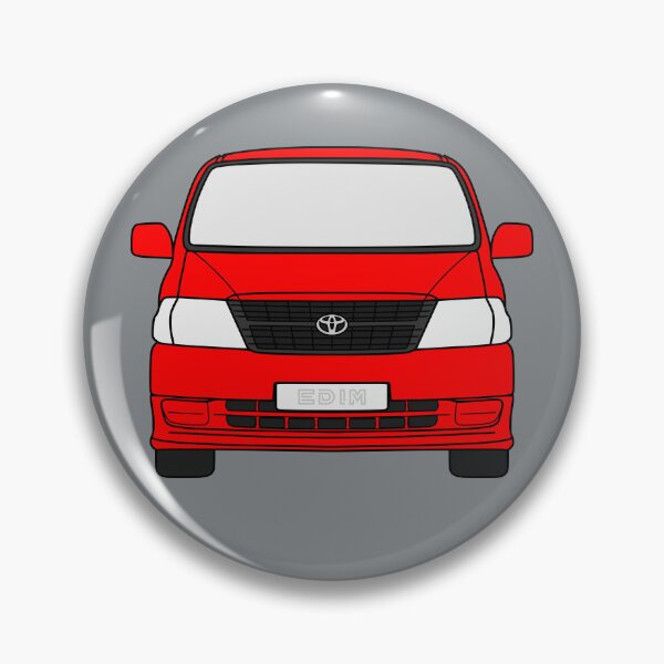 Item preview, Toyota Hiace Granvia red color designed and sold by EdimDesign.