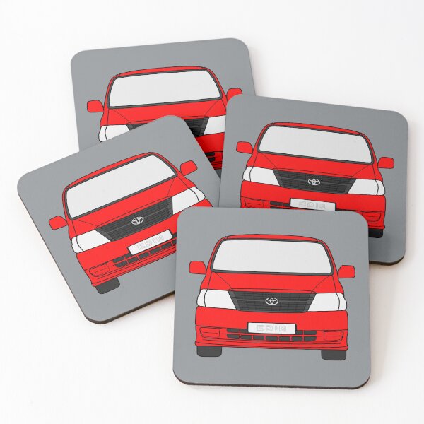 Item preview, Toyota Hiace Granvia red color designed and sold by EdimDesign.