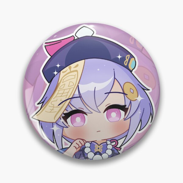 Item preview, Qiqi Pin Button Badge designed and sold by hachigatsu.