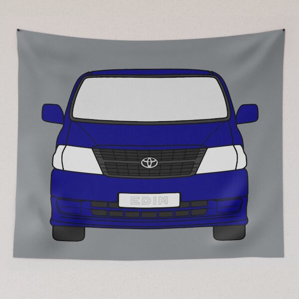 Item preview, Toyota Hiace Granvia blue color designed and sold by EdimDesign.