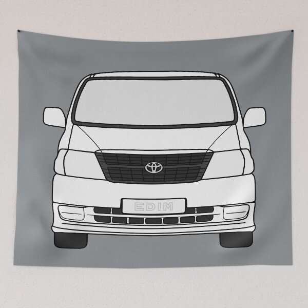Item preview, Toyota Hiace Granvia white color designed and sold by EdimDesign.