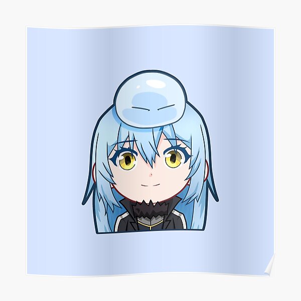 Chibi Rimuru Tempest Poster For Sale By Line Colors Redbubble 3044