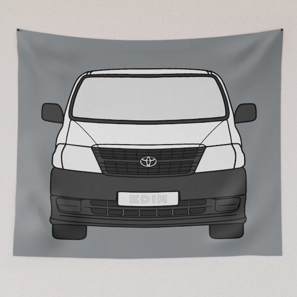 Item preview, Toyota Hiace Granvia white color designed and sold by EdimDesign.