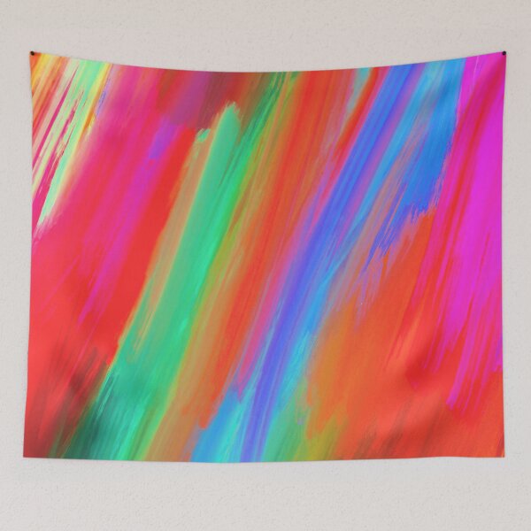 Item preview, Colorful Paint Streaks designed and sold by KellysComColors.