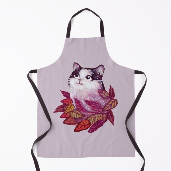 Item preview, A Cat And Cool Autumn Leaves designed and sold by mauricucumber.