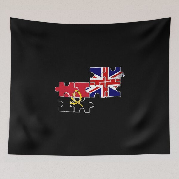 Artikelvorschau, Angola Großbritannien Flagge Angolaner Brite entworfen und verkauft von max-it-out.