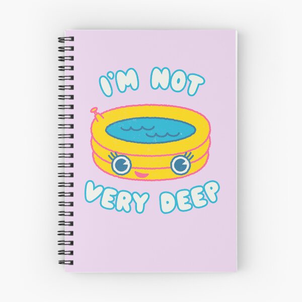 Item preview, I'm Not Very Deep, Summer Kawaii Face Pun - Funny designed and sold by WeirdPunderful.