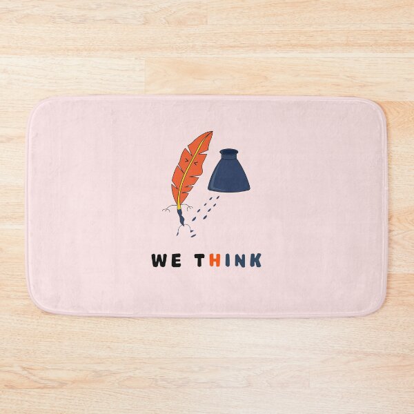 Item preview, Funny quill feather pen and ink designed and sold by wordspotrayal.